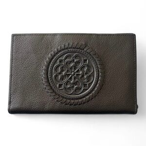 Brighton Ferrara Pewter Bronze Folio Leather Wallet with Dust Bag